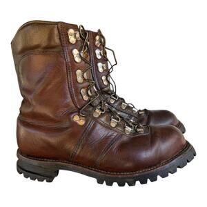 Vintage Chippewa Kush N Kollar Work Logger Boot Men size 8.5 C